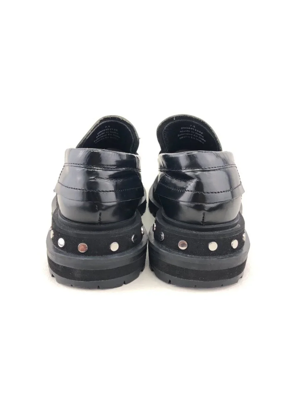 Free People Teagan Tassel Black Leather Loafers 7.5